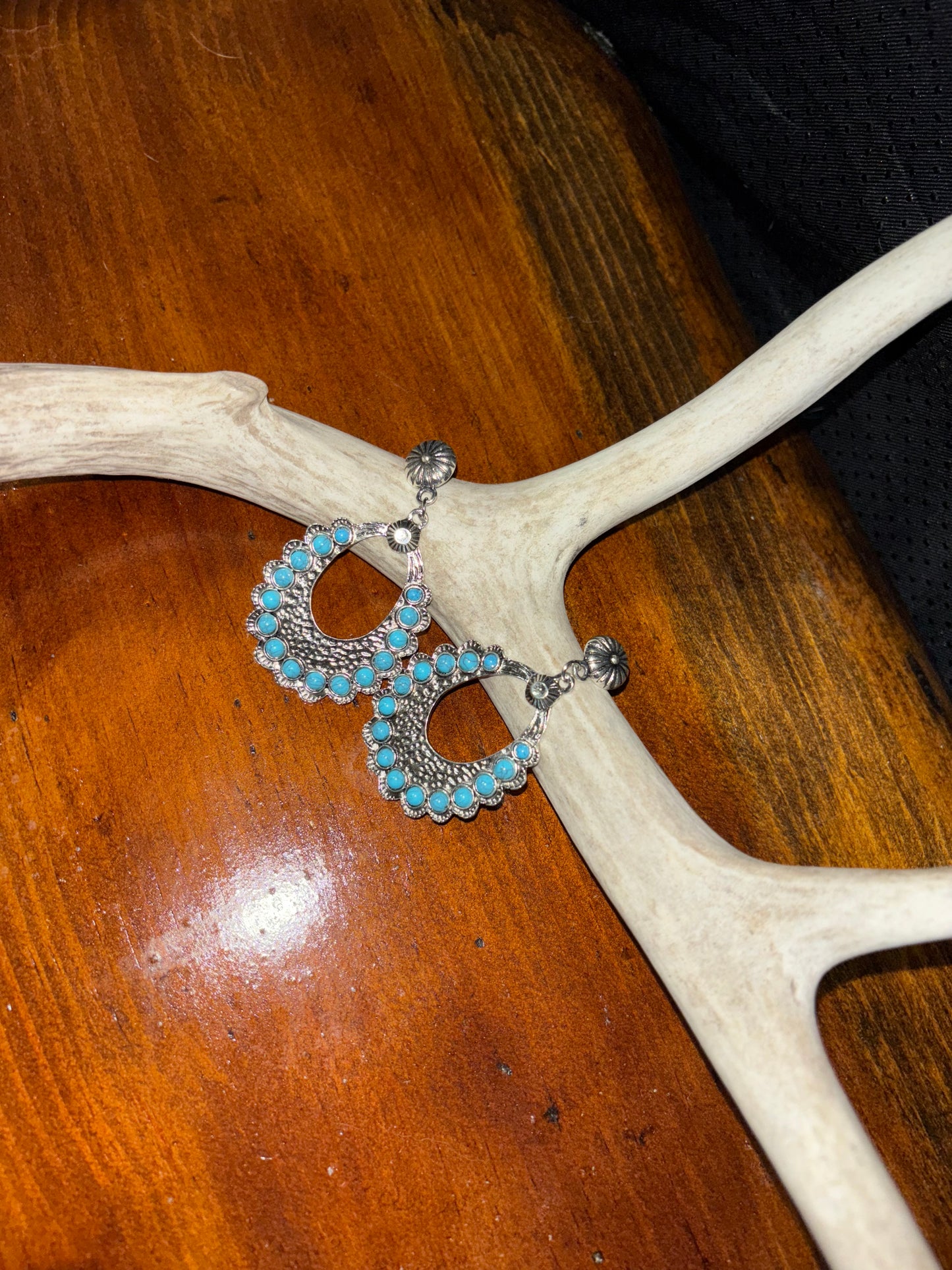 Turquoise Halo earings