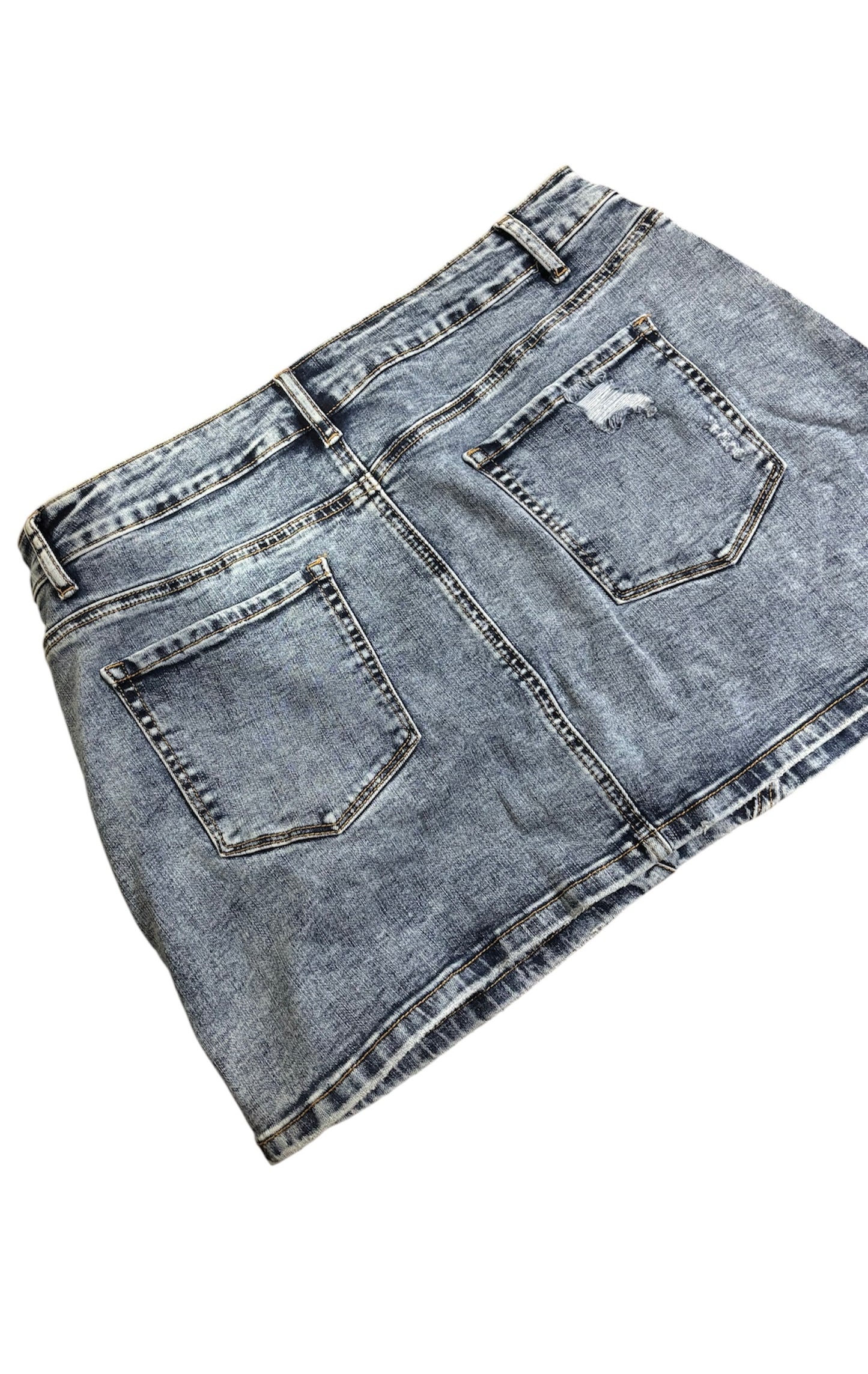 Dust & Dazzle Denim Mini Skirt