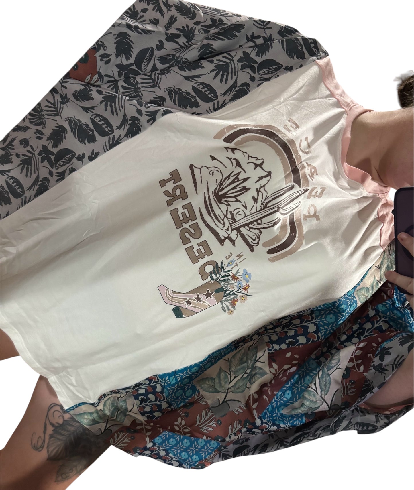 Desert Dreamer Asymmetrical shirt