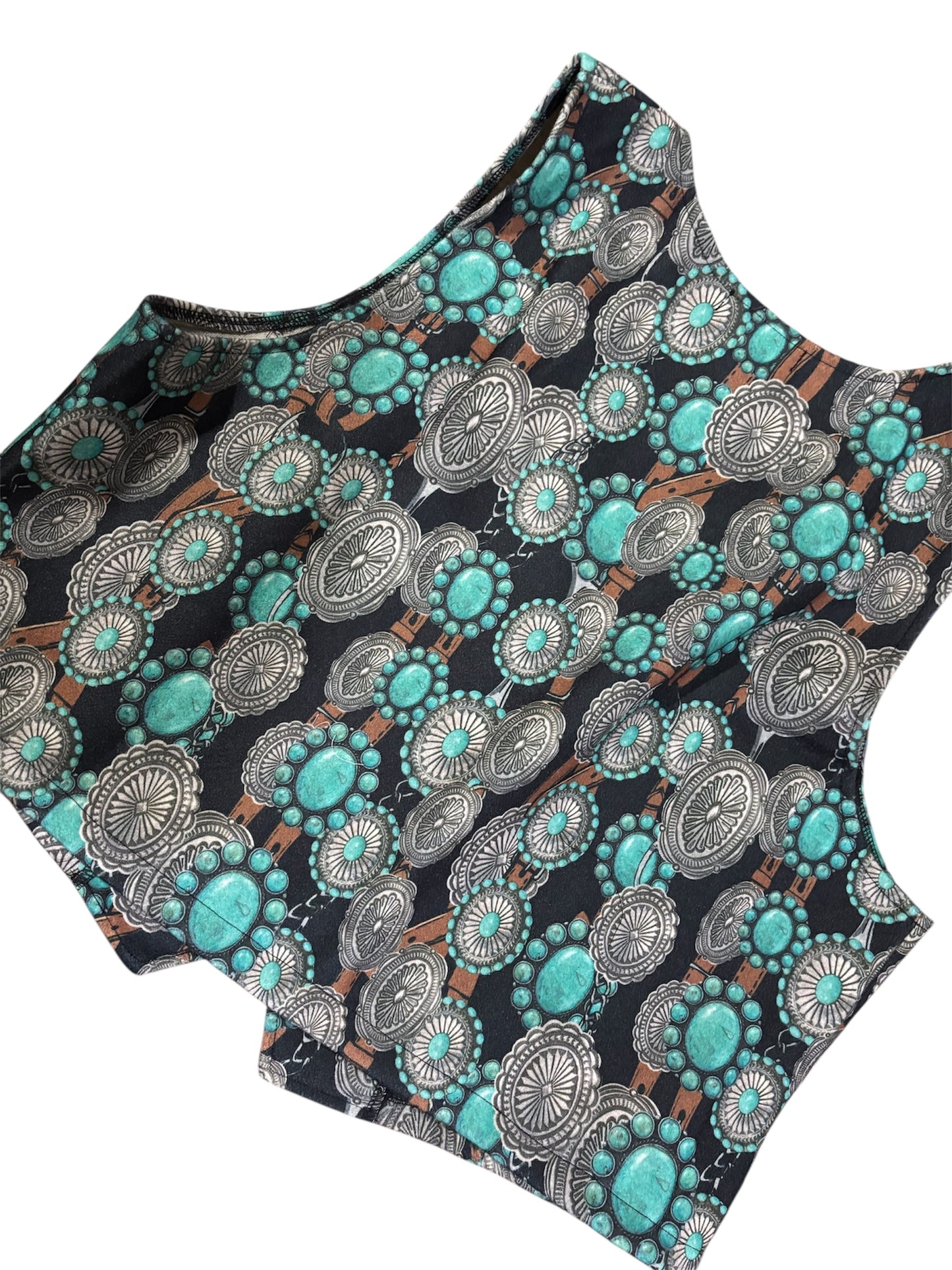Dust & Turquoise Vest